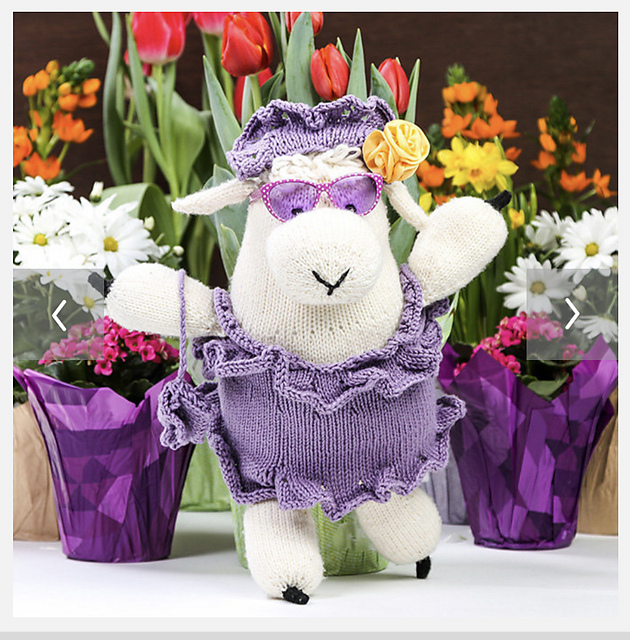 ⭐︎新品⭐︎送料無料⭐︎MTK SHEEPさん 羊毛フェルト 水玉模様ドレス Ravelry: Dolores #20 Spring Lamb Ensemble pattern by Franklin Habit