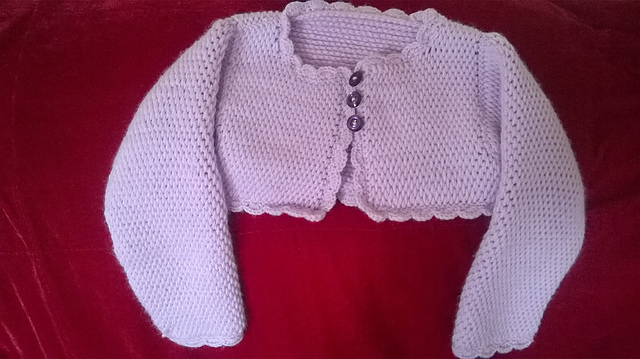Tunisian Cropped Cardigan
