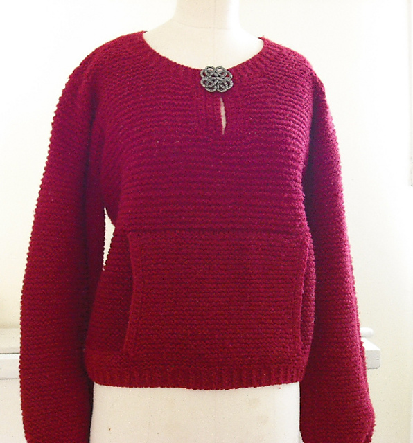 heathered sweater