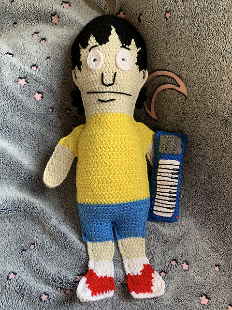 Gene Belcher inspired rag doll