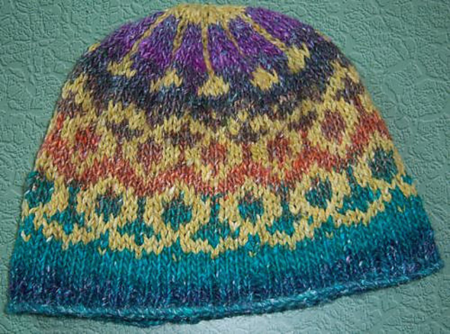 Loopy Mardi Gras Hat