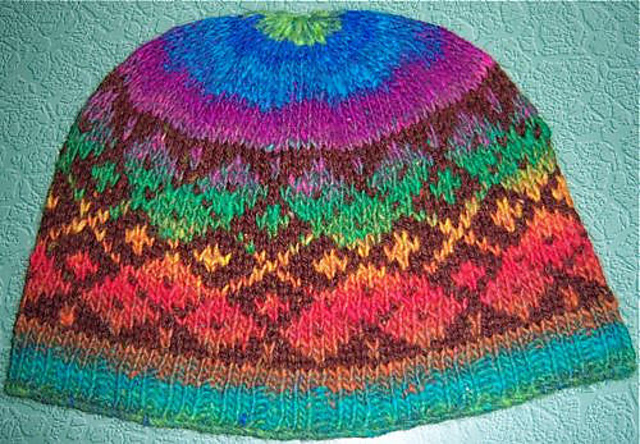 Dotted Argyle Hat