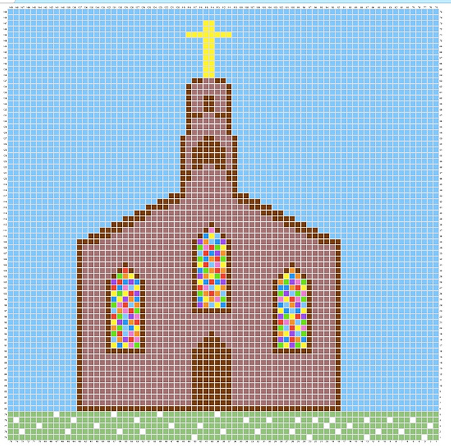 Church Graphgan Chart With Room For Bible Verse