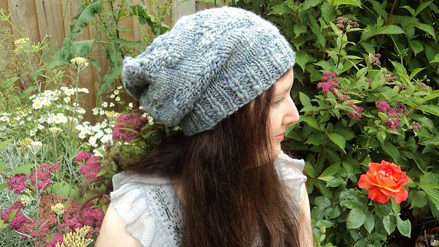 Chevron Slouch Beanie