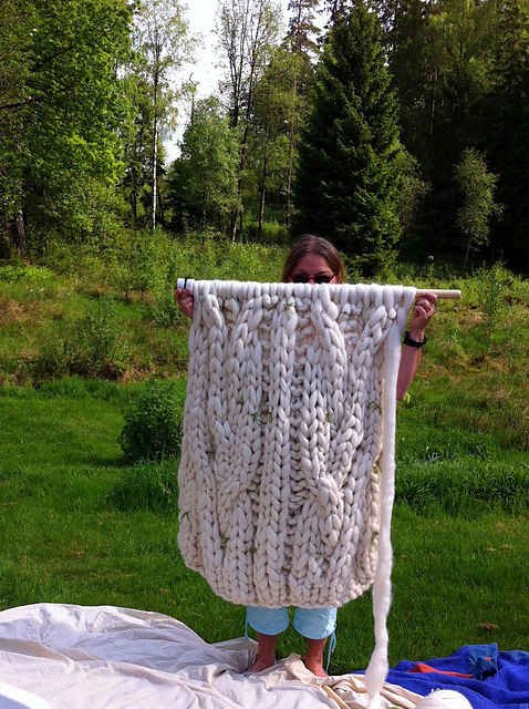 Snuggly Winter Throw: a Mega Blanket for Cold Days