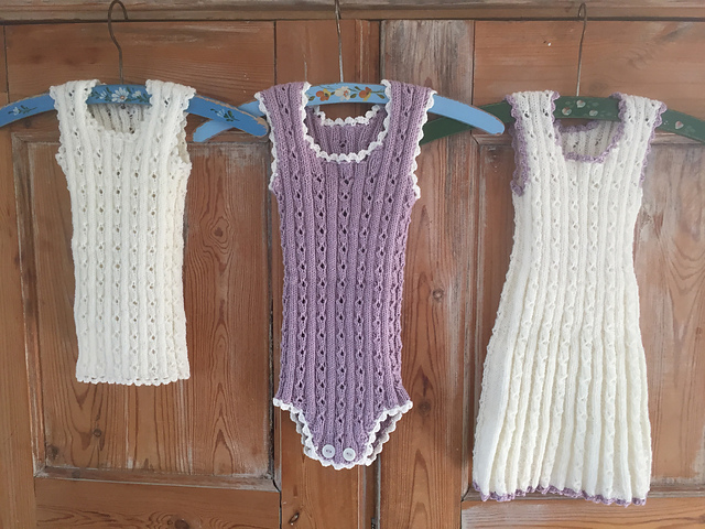 FlowerRib body, undertrøje og kjole