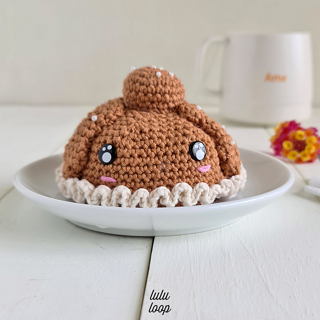Pan de muerto amigurumi