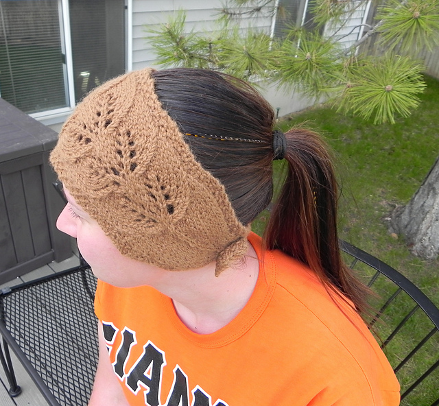 Lace Leaves and Braided Button Headbands