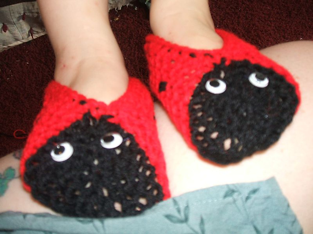 Ladybug Slippers