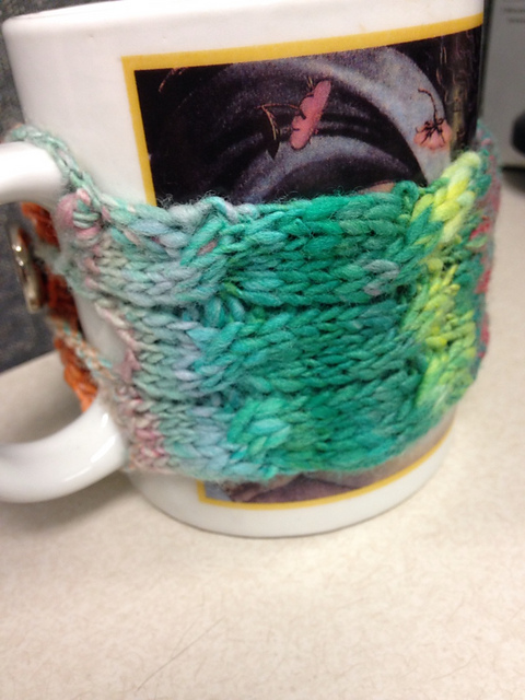 Cable Mug Cozy