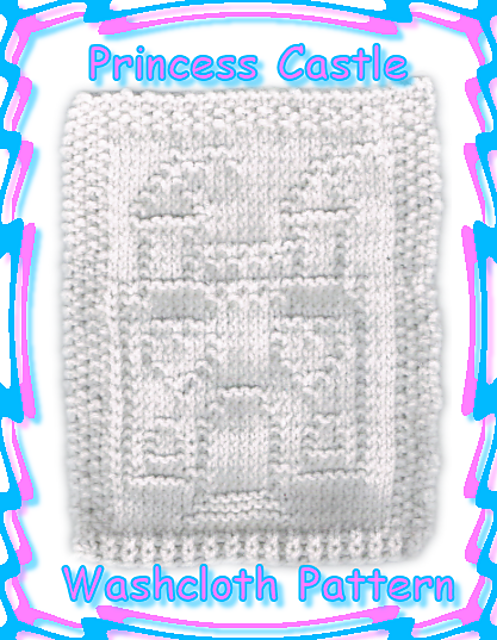 Princess Castle Washcloth