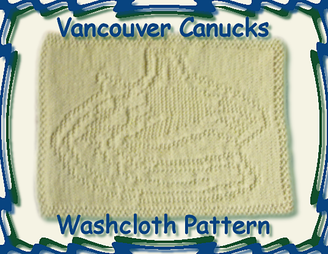 Vancouver Canucks Washcloth