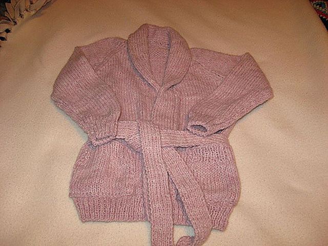 5173-221 Child's wrap sweater