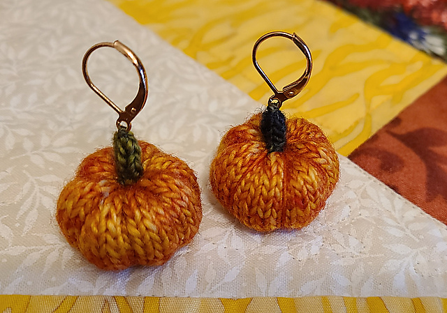 Pumpkin Earrings