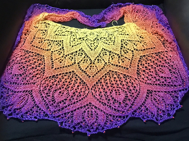 MKAL Joie De Vivre Lace Shawl