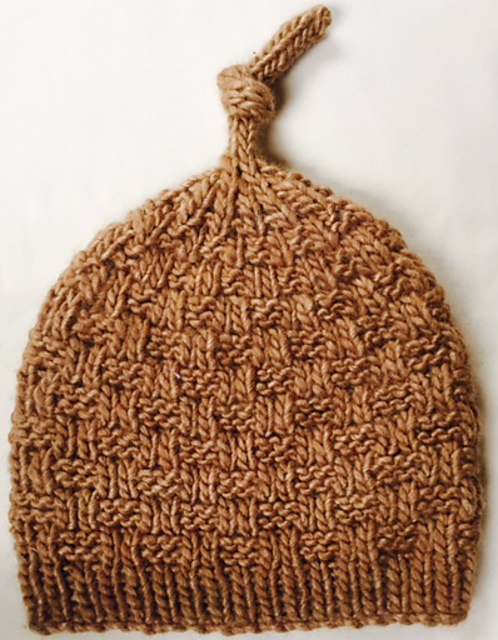 Topknot Winterweave Knitted Hat