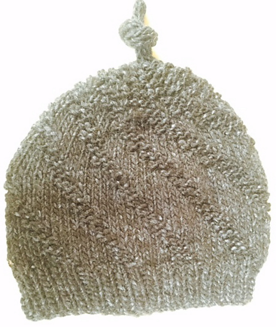 Garter Swirl Hat