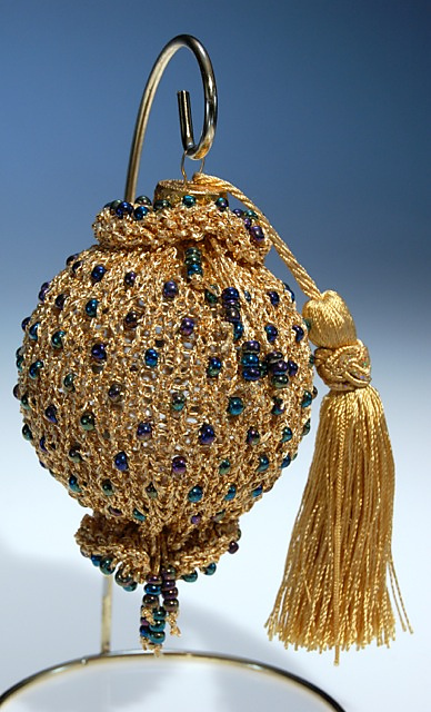 Victorian Beaded Ornament H-102