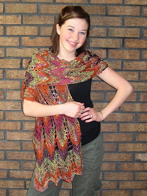 Create-a-Skein Chevron Shawl, Scarf, Wrap & Cowl