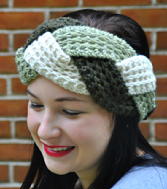 Three-Color Braided Headband