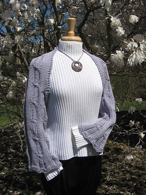 Drop-Stitch Cable Shrug