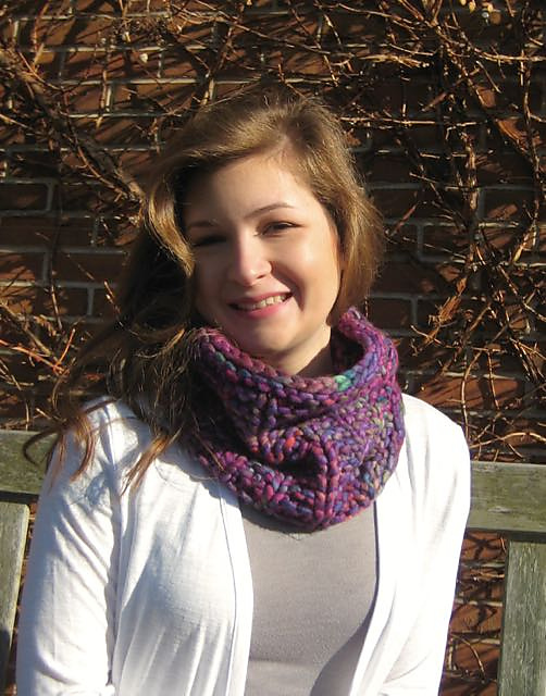 Garter Stitch Rib Cowl