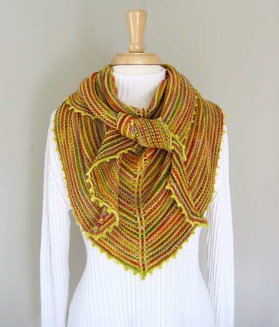 "Picot de Garter" Shawl