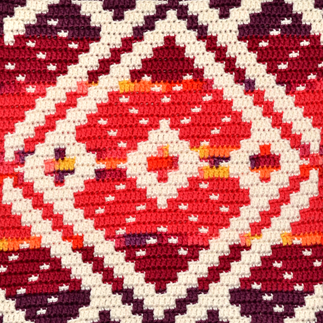 Mosaic Ornament Star Rose