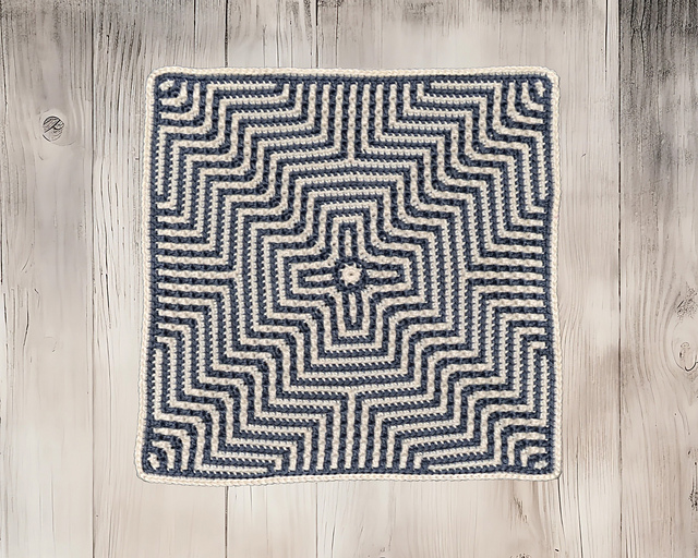 Mosaic Square Optical Triangle