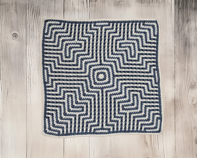 Mosaic Square Optical Rhombus