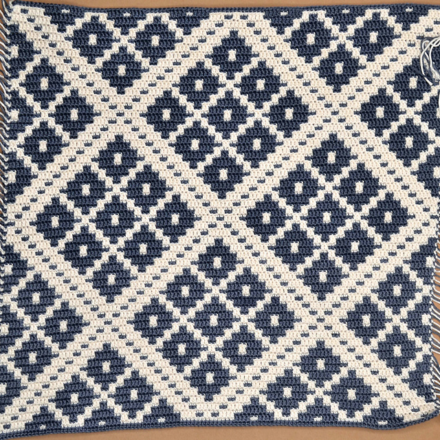 Mosaic Rhombus Dot Grid