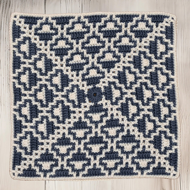 Mosaic Square Half Cookie