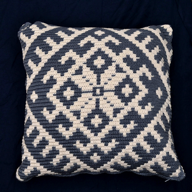 Mosaic Pillow Horses