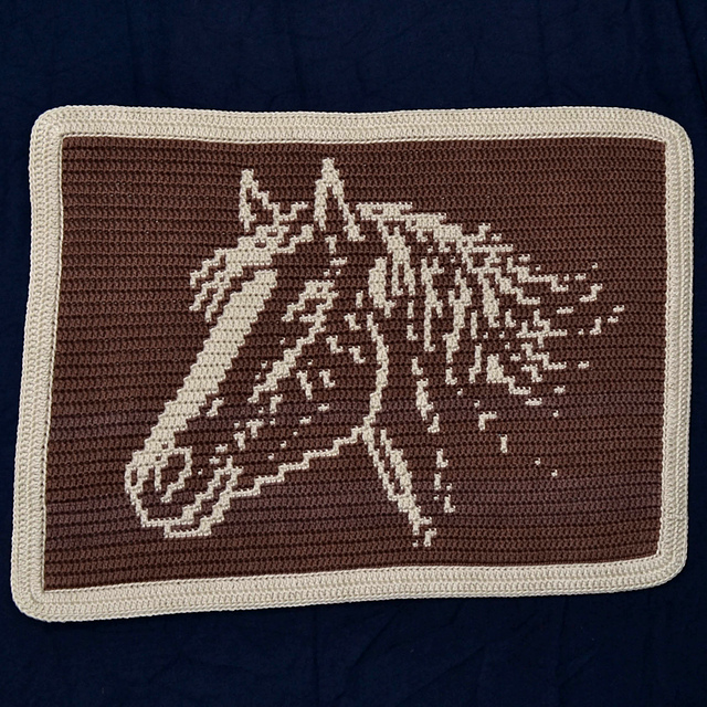 Mosaic Placemat Horse