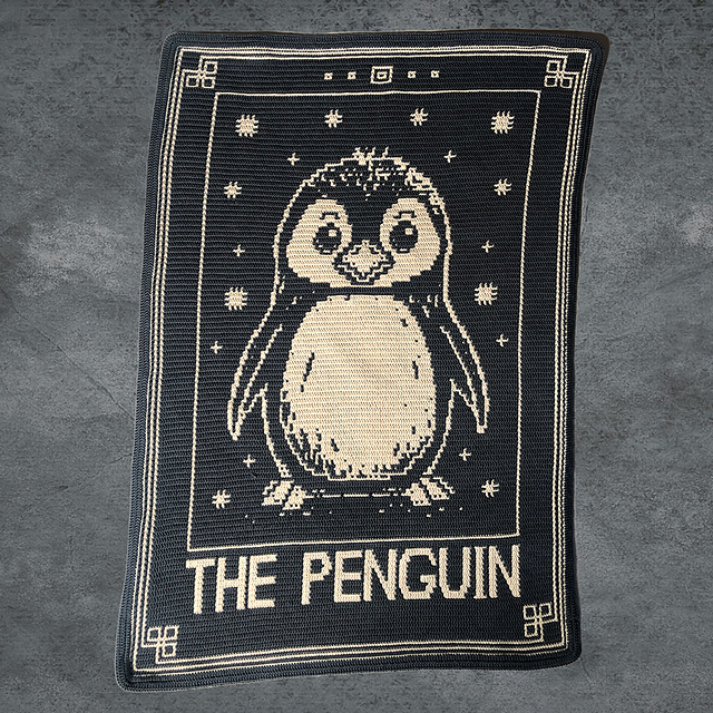 Mosaic Penguin Blanket