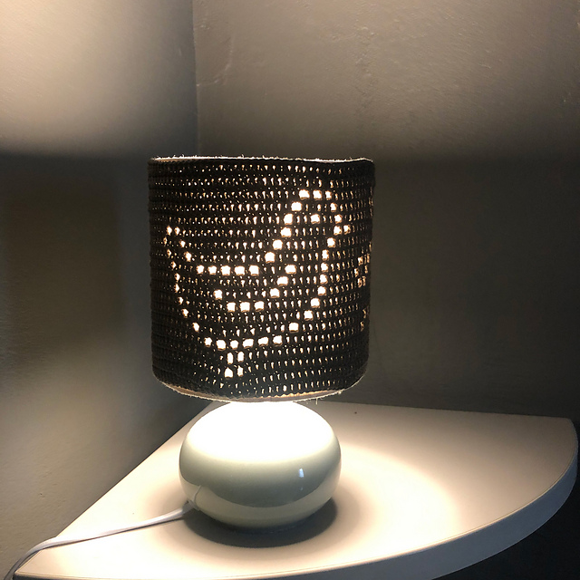 Filet Lampshade Birds