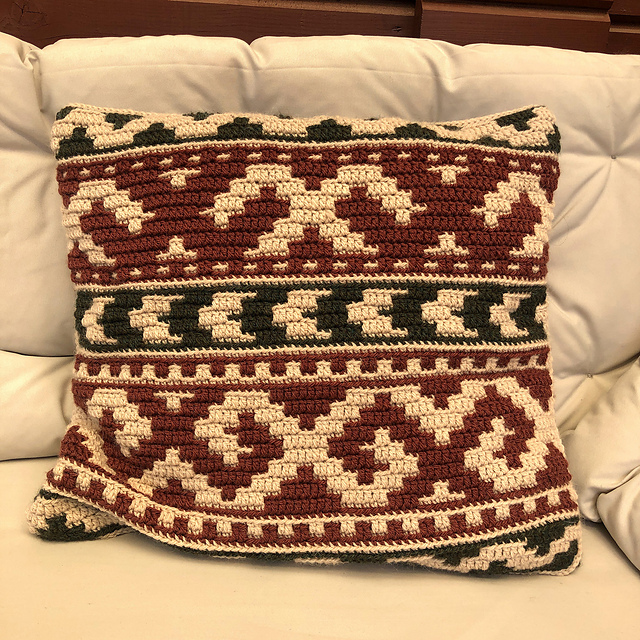 Mosaic Pillow Zirgu Gija