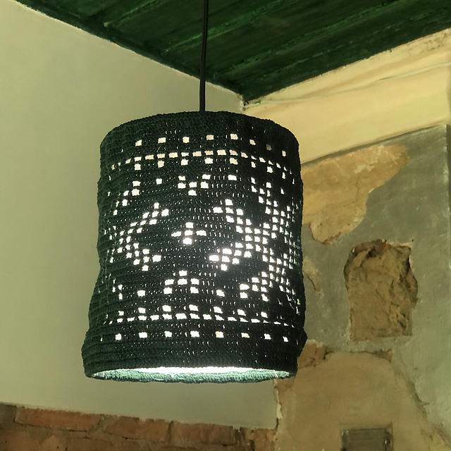 Filet Lampshade Tiny Frogs