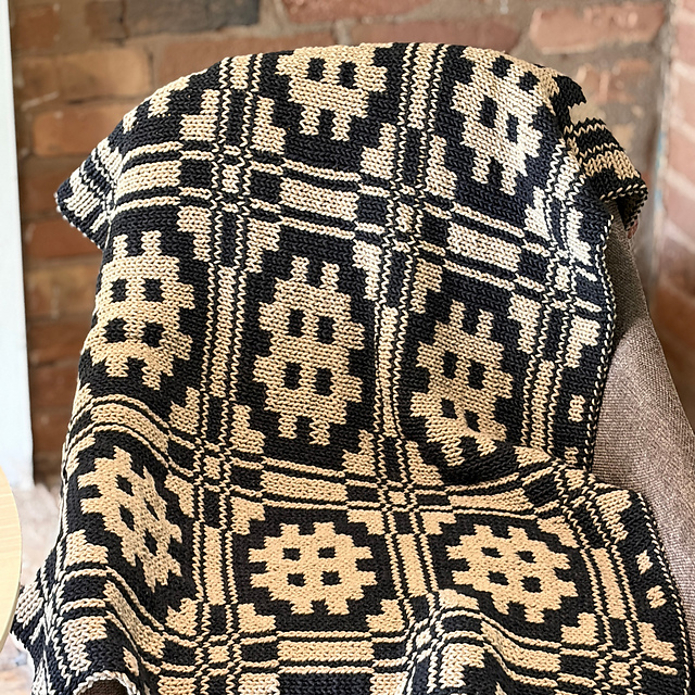 Knit Baby Blanket Earthsong