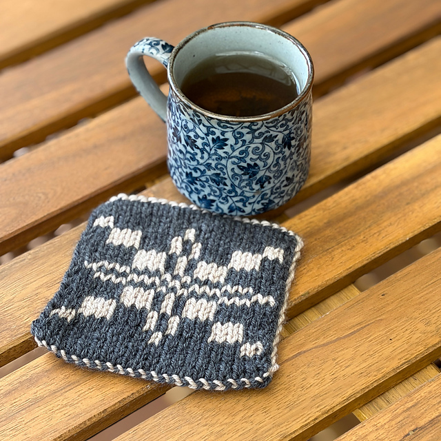 Knit Coaster Katpedele