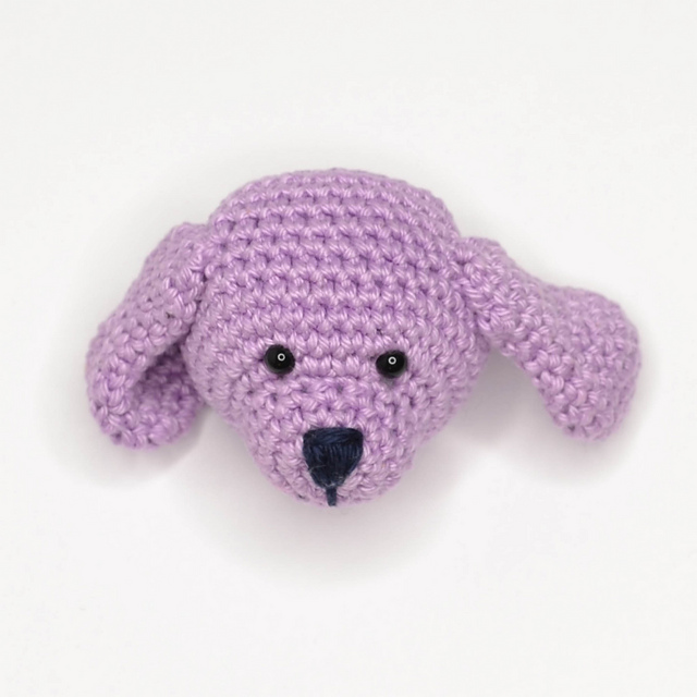Amigurumi Dog for Keychain