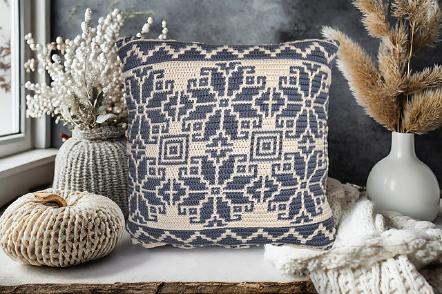 Mosaic Ethno Garden Pillow