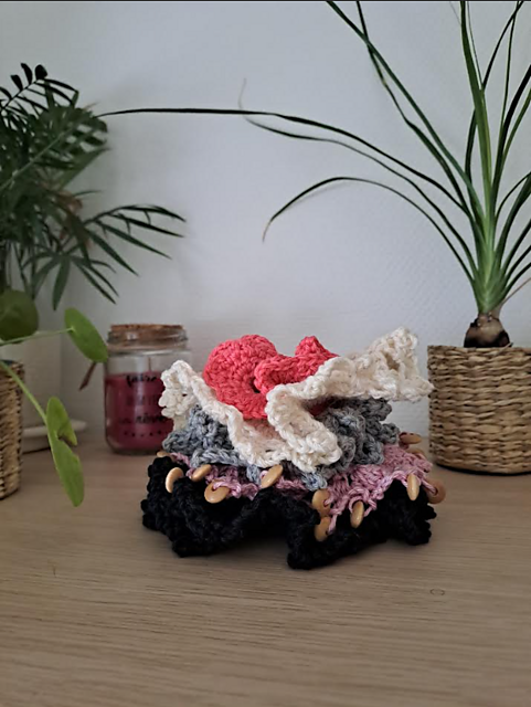 Chouchoux faciles au crochet