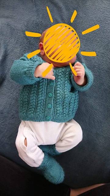 Gilet à torsades