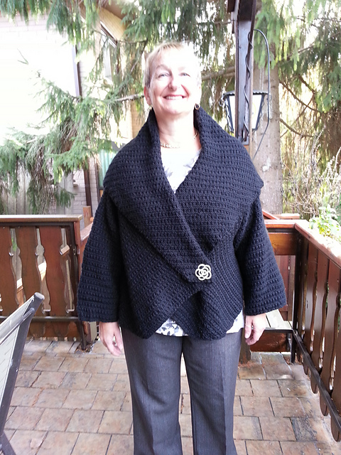 N1051 Jacket with Large Collar