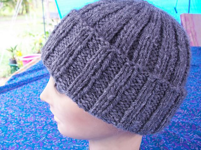 Handspun Ribbed Hat