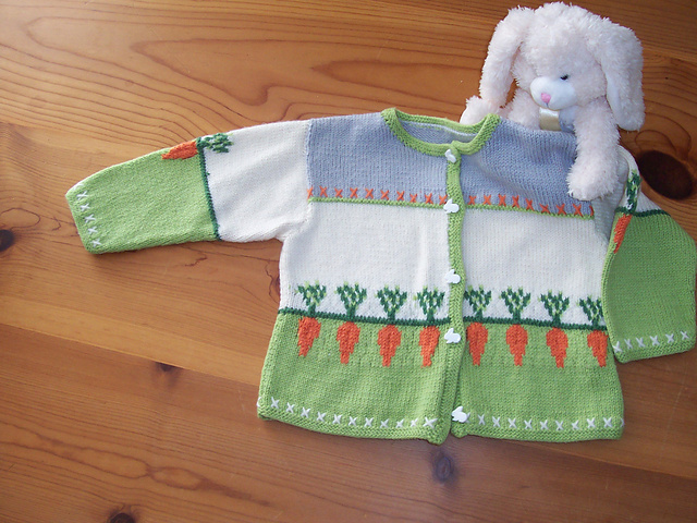 627 - Cardigan "Carottes"