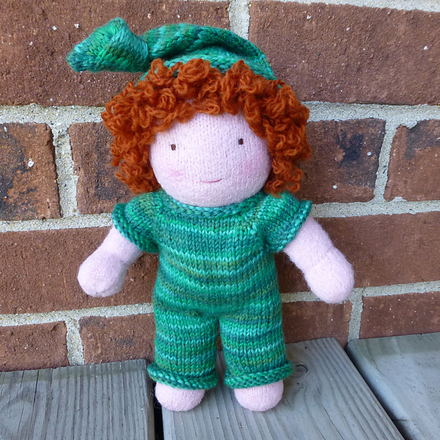 Little felted doll
