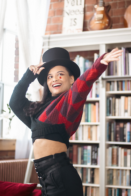 Lyney-inspired Top