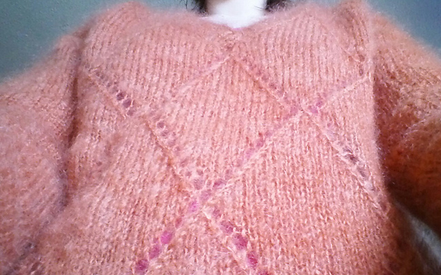Lace Diamond Sweater